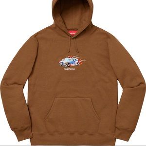 NWT Supreme Cop Car Hoodie FW19